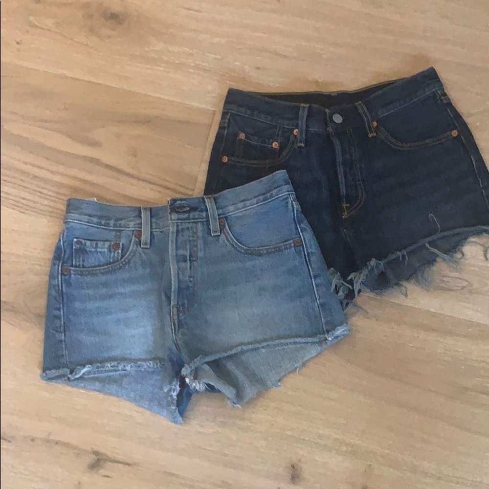 Levis 501 cuts offs bundle size 25